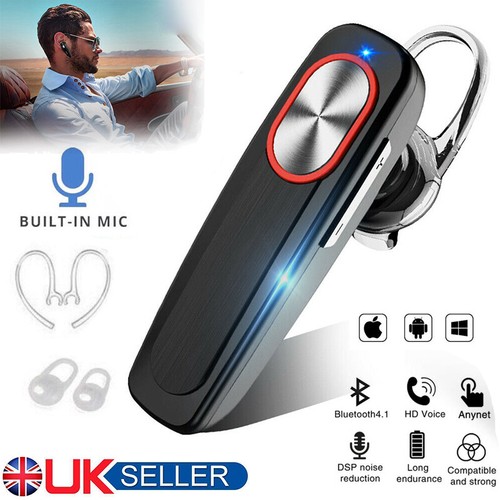 Wireless Bluetooth Headset Mobile Phone Hands Free Earpiece for Samsung
