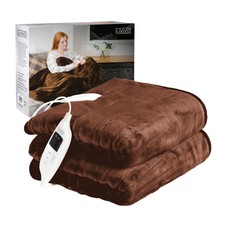 SCHALLEN Branded Luxury Soft Heated Warm Throw Over Blanket With Timer u0026 10  Heat for sale online | eBay