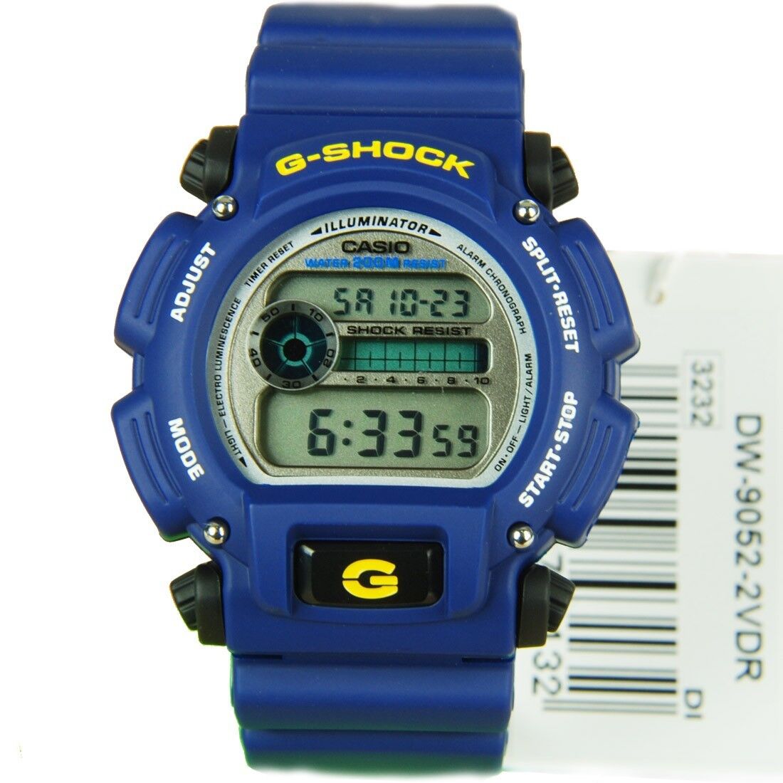 Casio G-Shock DW-9052-2V Blue Digital Mens Watch Illuminator Stopwatch