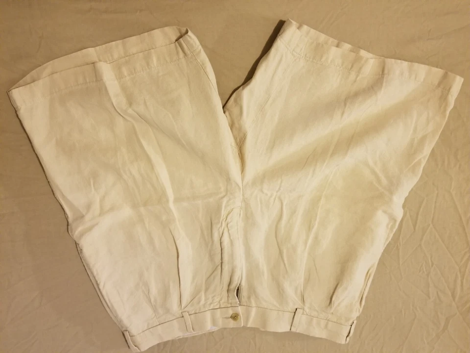 Pantalones Cortos Hombre Daniel Cremieux Lino 36 Caqui Chino 35 Foto 2 de 3