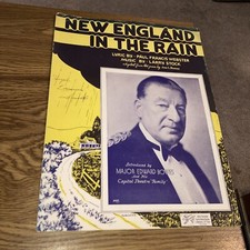 Vintage Sheet Music New England In the Rain, Webster/Stock 1934