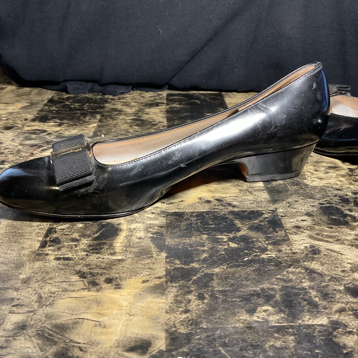 Salvatore Ferragamo Vara 黒 6C Quilted Vara pump - Women | Ferragamo