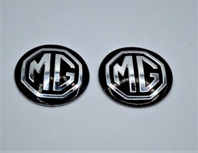 2 x kompatibel MG Schlüsselanhänger Abzeichen Logo Ersatz Aufkleber 14 mm Durchmesser