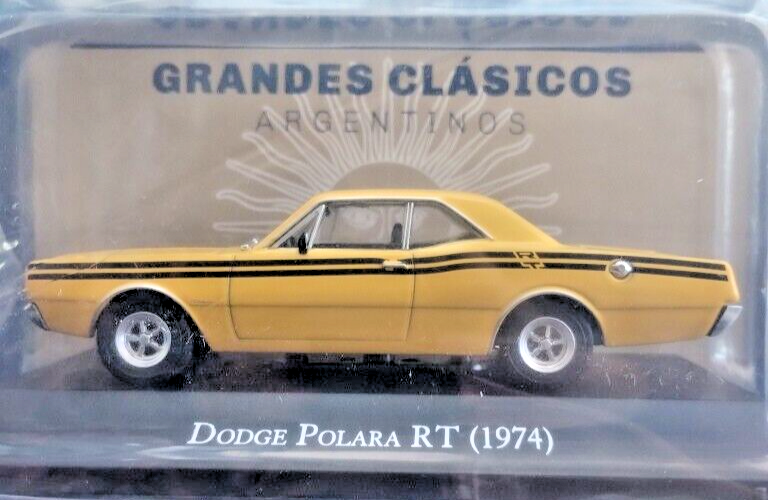 Dodge Polara RT 1974 Argentina Rare Diecast Coupe Car Scale 1:43