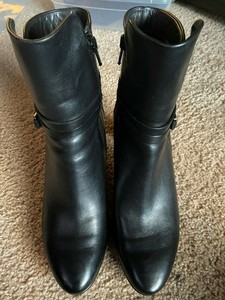 ecco black booties