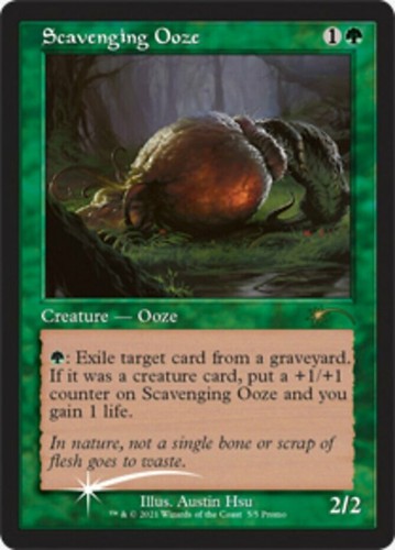 x1 Scavenging Ooze Foil Retro Frame promo MTG 5/5 | eBay