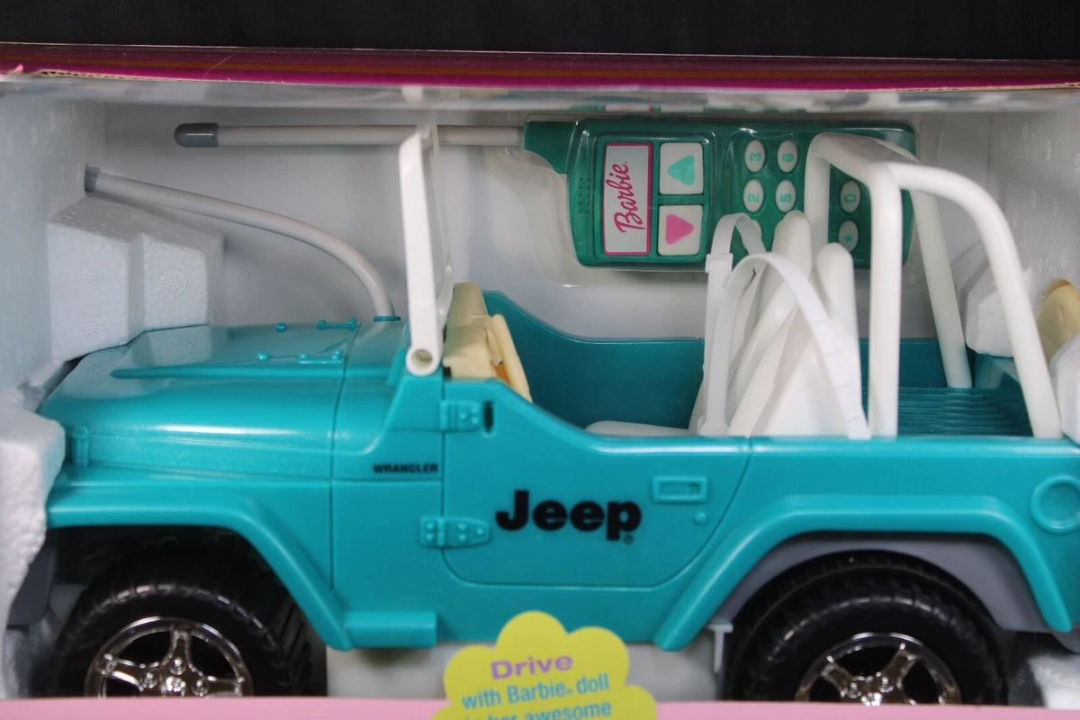 Remote control barbie jeep deals