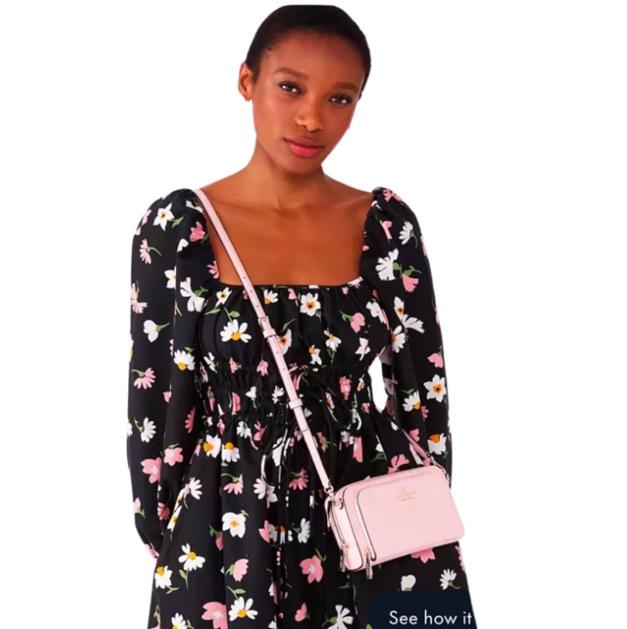 kate spade new york Staci Dual Zip Around Crossbody Leather kate spade new york Staci Dual Zip Around Crossbody Leather