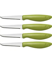 NEW Joie 26028 Stainless Steel Flexible Paring/Garnishing Knives (Set Of 4)