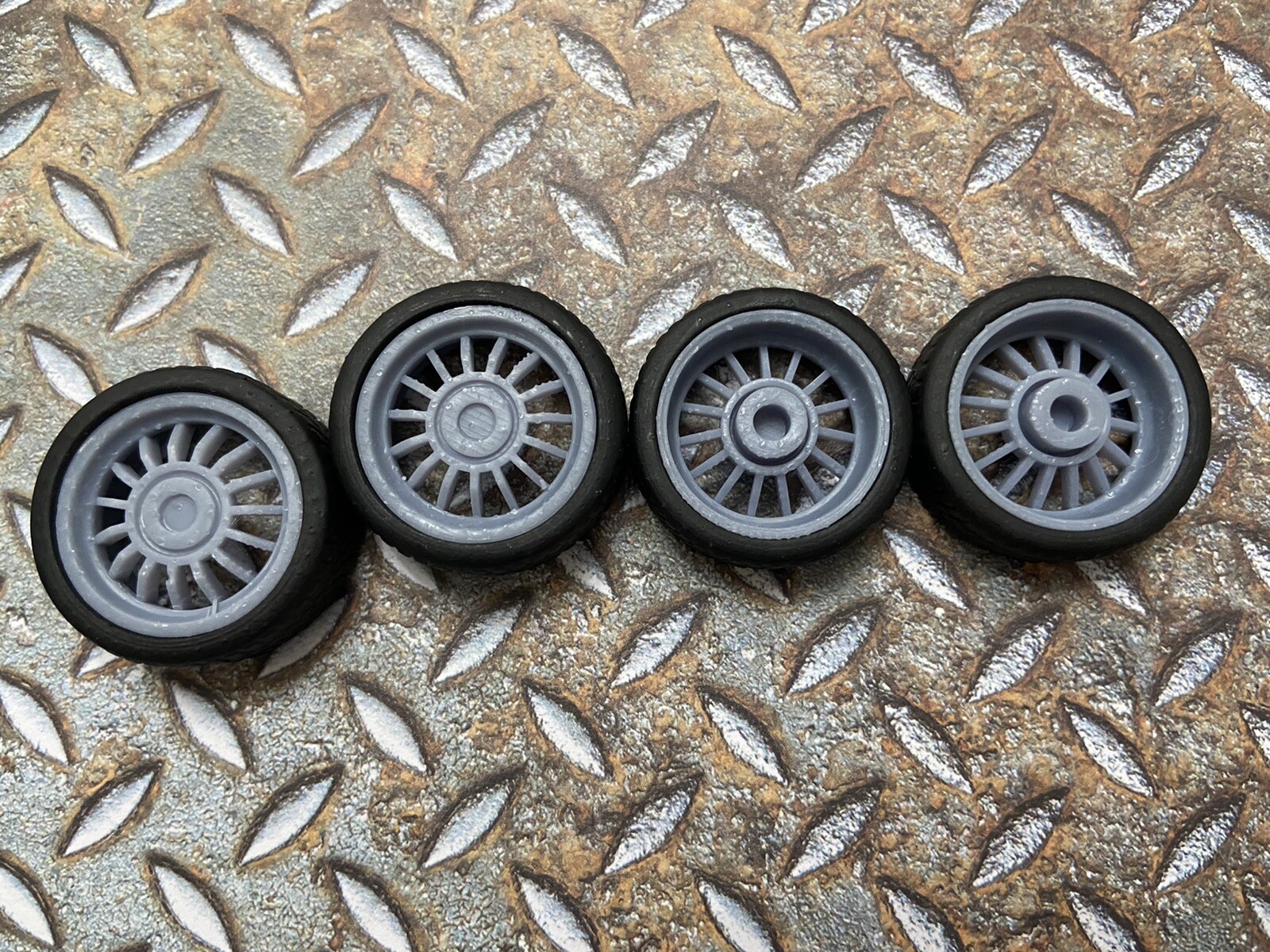 Resin 21/20 in. “Western Cyclone 2” model car wheels/tires, 1/24 1/25 ...