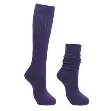 Purple Slouch Scrunch Socks for Women Scrunch Long High Tube Socks 1 Pair - P...