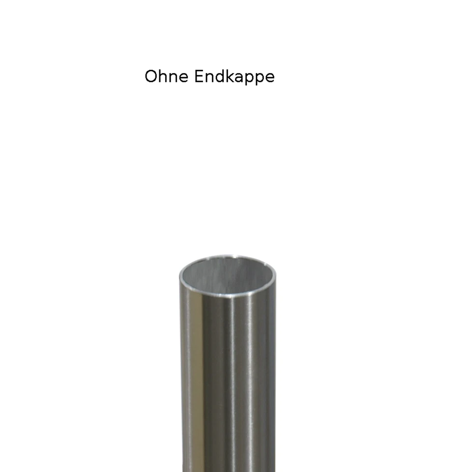 Edelstahl Pfosten Aufmontage mit Querstabhalter Geländer V2A Treppe 12mm Stab - Bild 2 von 4