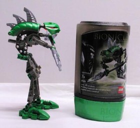 Used 2003 LEGO Bionicle 8589 - Lerahk Complete w/Canister & Instructions