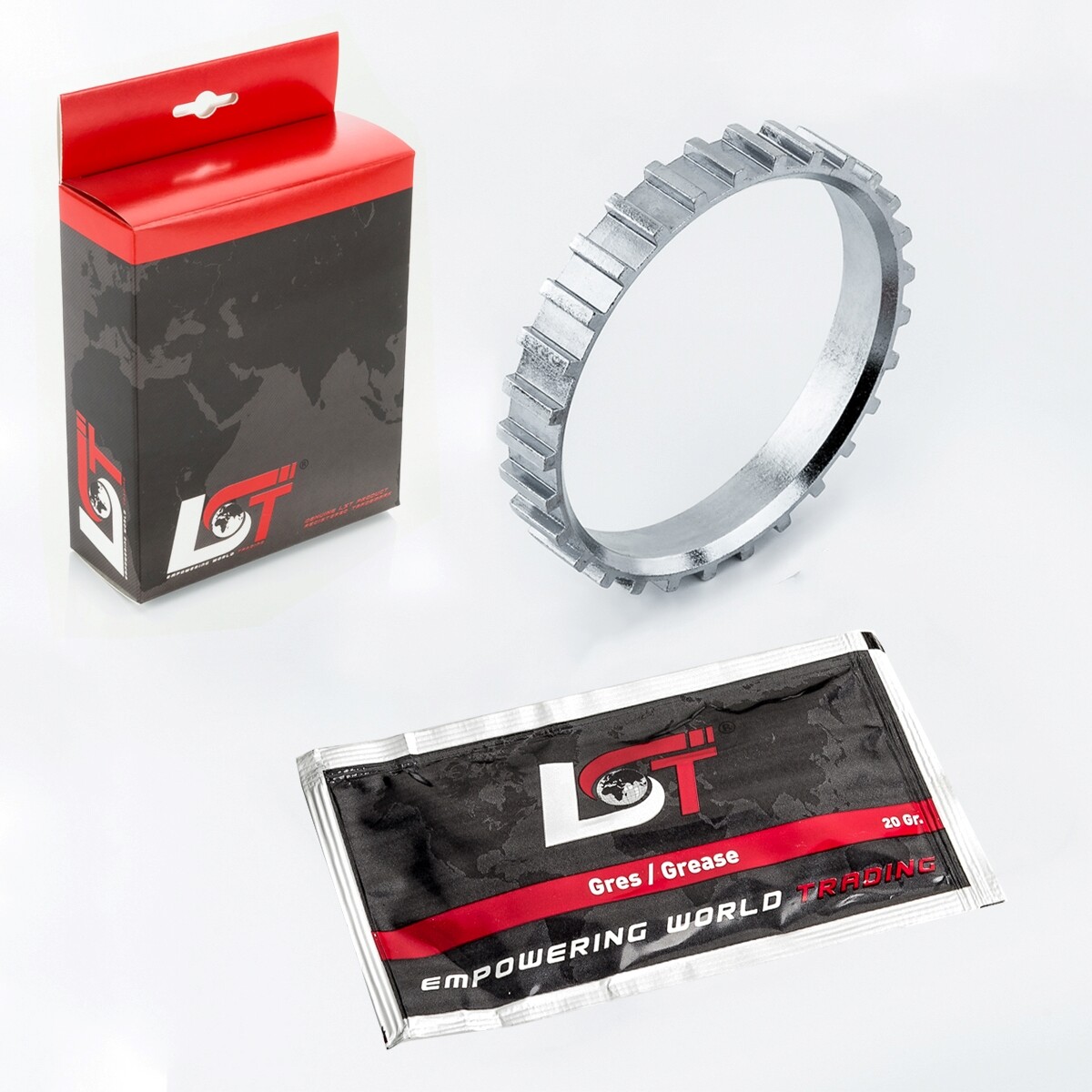 Abs Ring Sensor Ring Vorderachse Beidseitig 29 Teeth For Opel Combo *New*