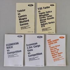 Ford Dealer Sales Guides Telstar, TX5 Turbo, Econovan & Courier