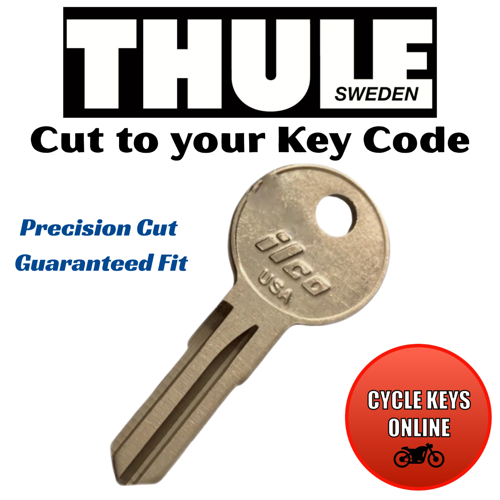 Roof Rack Key Code Thule Roof Rack Keys Ski Bicycle cut to code key Codes N001-N200 | eBay
