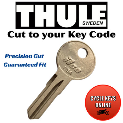 Thule Roof Rack Keys Ski Bicycle cut to code key Codes N001-N200