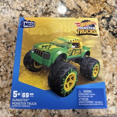 MEGA Construx - Hot Wheels Monster Trucks Building Set - GUNKSTER MONSTER TRUCK