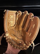 Vtg Wilson Youth Baseball Glove A2614 Fieldmaster Leather Mitt Grip Tight Pocket