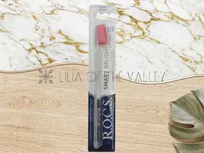 R.O.C.S. SMART Brush Toothbrush - Hard clear-pink Oral Care Worldwide Delivery