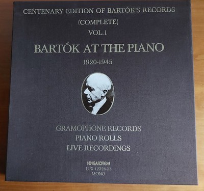 Bela Bartok: Bartok at the piano - Vol. 1 - Box 8 LP Hungaroton