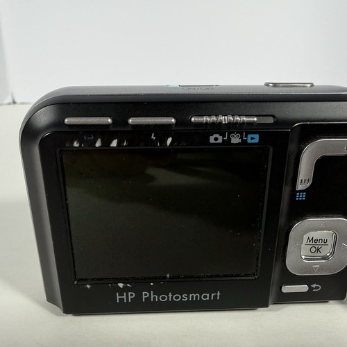 HP Photosmart M447 5.0 MP Digital Camera Black Model SNPRB-0704 Tested Working - Picture 10 of 12