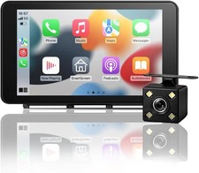AutoSky Smart Screen Pro 7" Car Screen - Wireless CarPlay & Android Auto