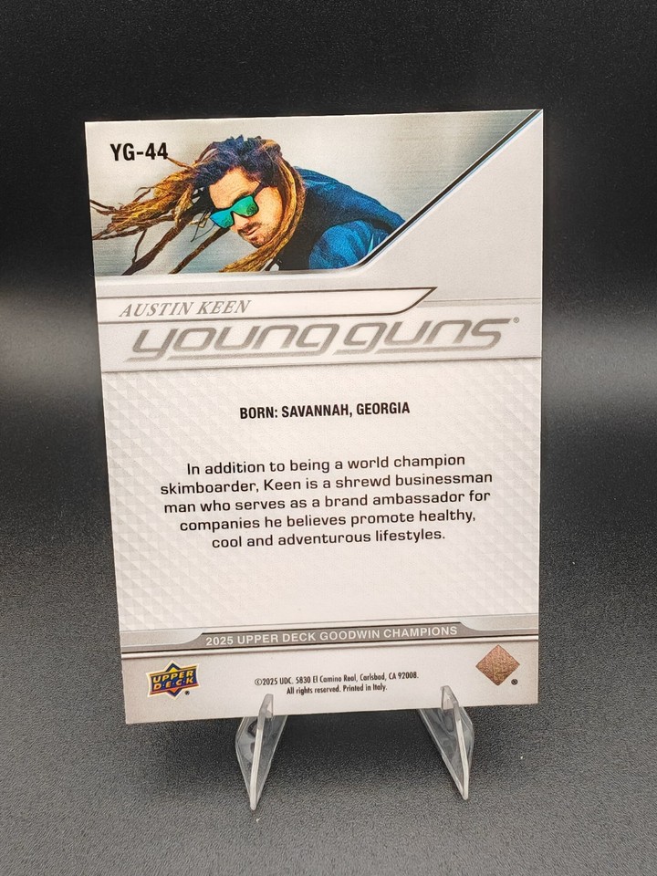 Austin Keen 2025 Upper Deck Goodwin Champions Young Guns YG-44 ...