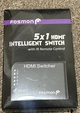 HDMI Intelligent Switch 5 in 1 out w/ Remote Auto Switcher 1080p 3D Splitter 