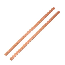 Copper Bar, 1/5"x0.24"x11.8" Pure Copper Strip for Craft Science Class, 2 Pcs
