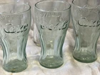Vintage Set of 9 Coca Cola 4-1/2 & 5”  Juice/Soda Glasses- no chips