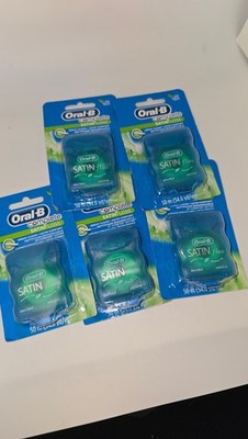 5 Pack Oral-B Complete Satin Floss Dental Floss Oral Care 50m 54.6 yd