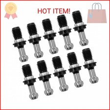 QWORK 10Pcs CAT40 45 Pull Stud Retention Knob for HAAS CAT 40 CNC Tool Holder Re