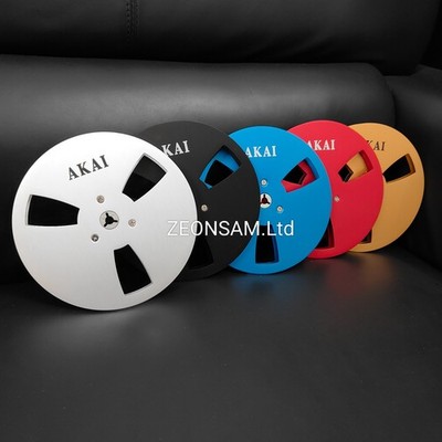 AKAI  7'' Tape Reel Aluminum Reel to Reel 1/4 Empty Take up Reel ( 1 Pair)