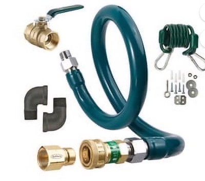 Krowne Complete Gas Connection Kit 1/2'' X 60'' Length