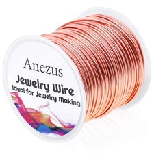 18 Gauge Jewelry Wire for Jewelry Making, Craft Wire Tarnish Resistant Copper...