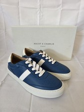 Zapatilla deportiva de cuero italiana Ascot X Charlie para hombre Hero Royal EU 42 US 9