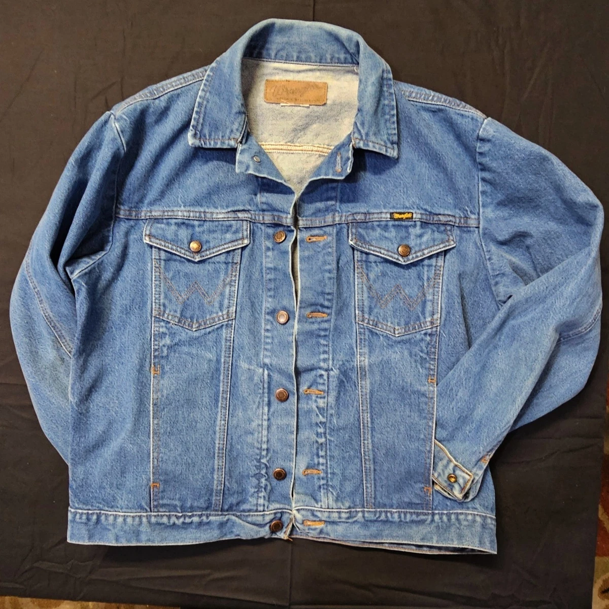 vintage wrangler jean jacket products for sale | eBay