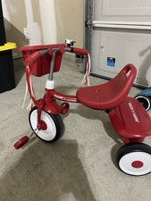 Radio Flyer Red Tricycle with Basket, Bell Streamers - Barely Used
