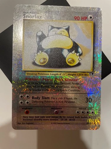 Snorlax 64/110 Legendary Collection Reverse Holo
