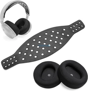 Ear Pads Wide Lambskin Headband Strap for Audeze Maxwell Wireless Gaming Headset