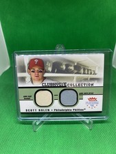 2002 Fleer Platinum SCOTT ROLEN Clubhouse Memorabilia Combo /125 Ball/Jsy (1:96)