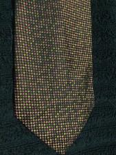 Vintage 50s 60s Clarke  s Silk Foulard Tie Men  s Necktie USA 3.5x57