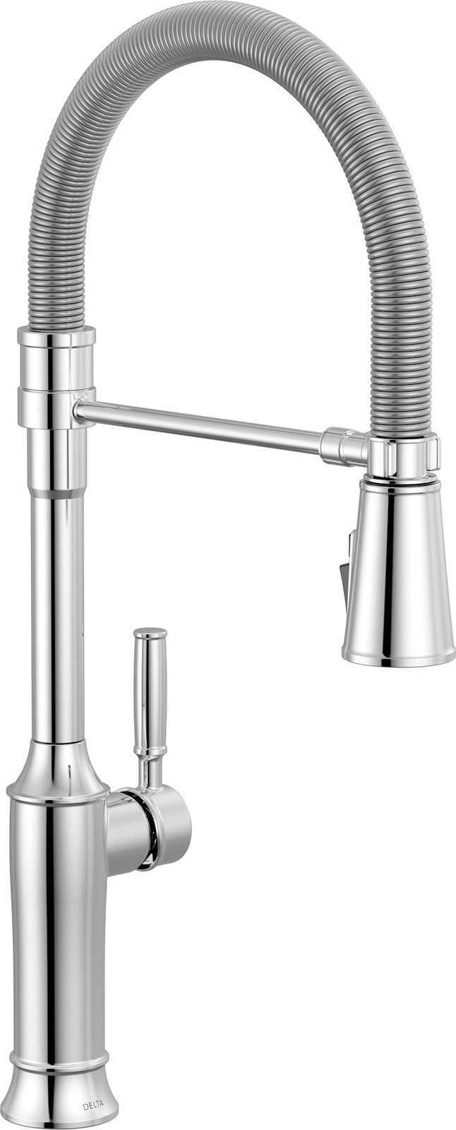 Delta 9684-DST Renaldi 1.8 GPM 1 Hole Pre-Rinse Kitchen Faucet - Lumicoat Chrome