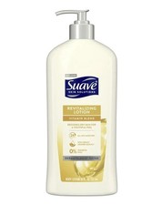 5 Pack Suave Skin Solutions Body Lotion Revitalizing with Vitamin E, 18 Fl Oz Ea