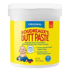 Boudreaux Butt Paste, 16 oz. Jar, 16oz. Jar, 16 Zinc Oxide, Ointment, 1 Count