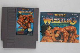 Tecmo World Wrestling (Nintendo Entertainment System, 1990) NES con manual