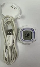 GARMIN Forerunner 10 GPS Wrist Watch Purple with Charger NEEDS NEW BAND