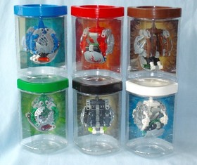 2003 Lego Bionicle BOHROK KAL (8573 - 8578) Complete with Canisters & Manuals