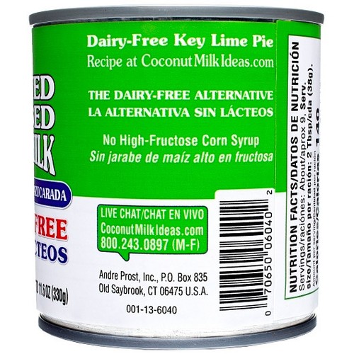 Andre Prost Sweetened Condensed Coconut Milk, 11.6 Ounce, 12 Per Case - Imagen 2 de 6